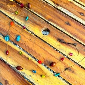 New York & Co Long Beaded Necklace